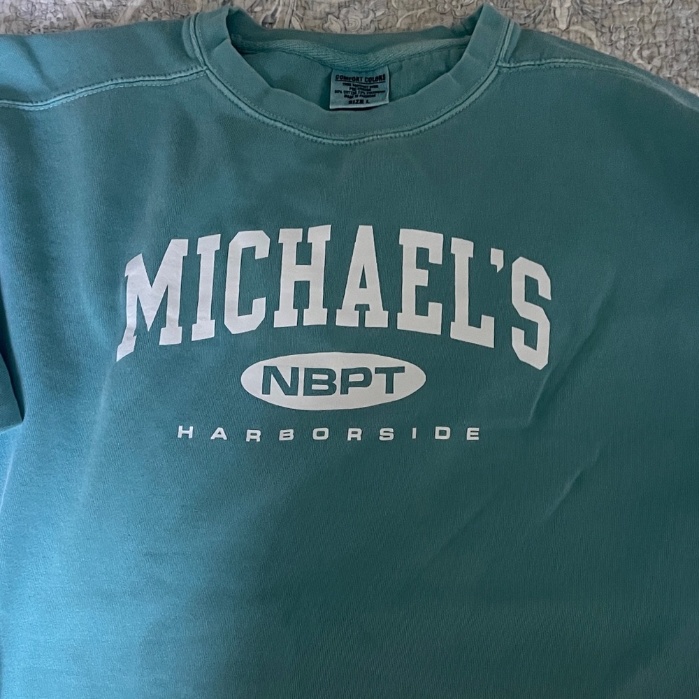 Comfort Colors Teal Sweatshirt